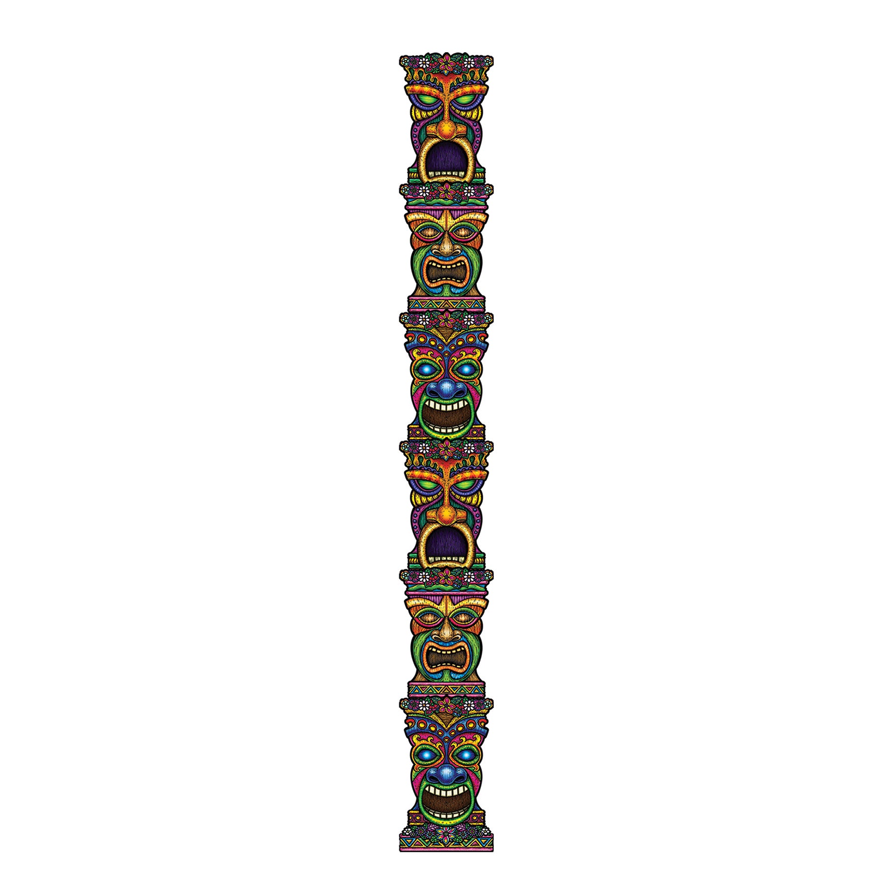 Jointed Tiki Totem Pole