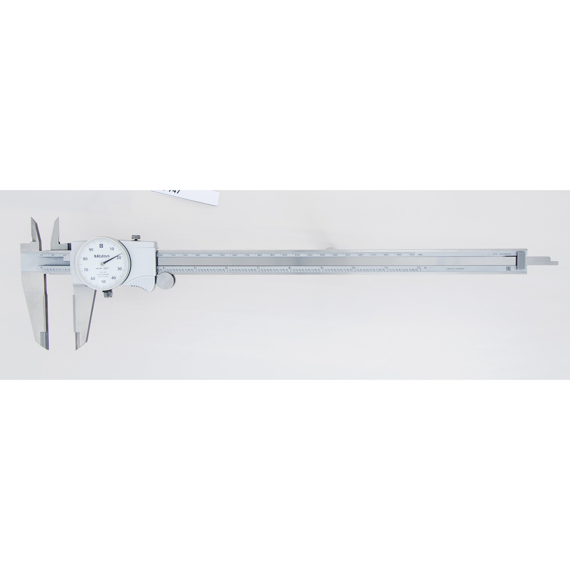 Dial Caliper, 0-12 In, .001 In, CO