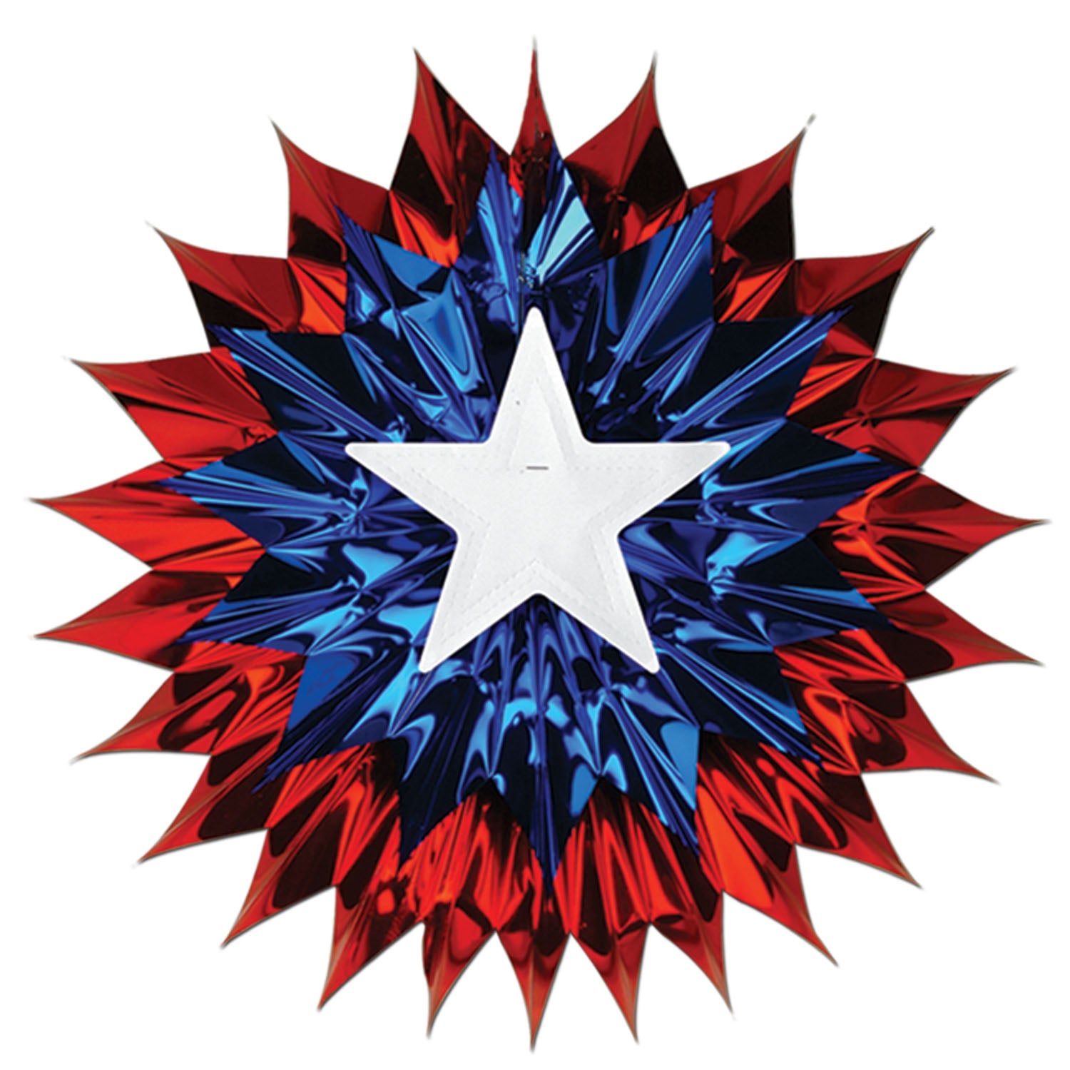 Patriotic Fan-Burst