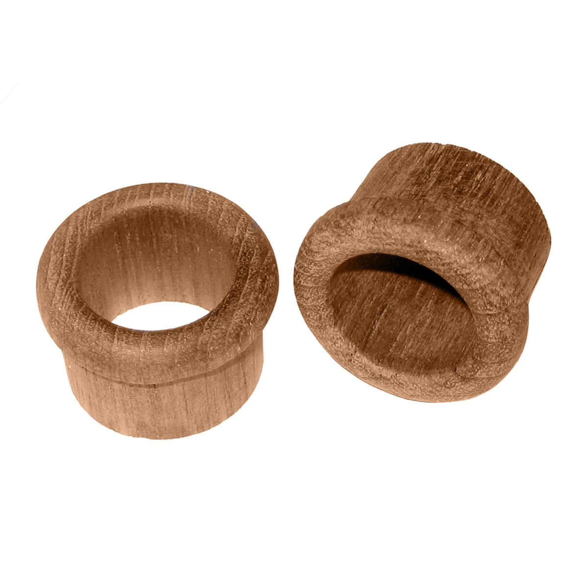 Whitecap Teak Finger Pull 1' Barrel 2 Pk