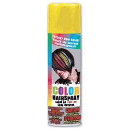 Temporary Colored Hair Spray Yellow
