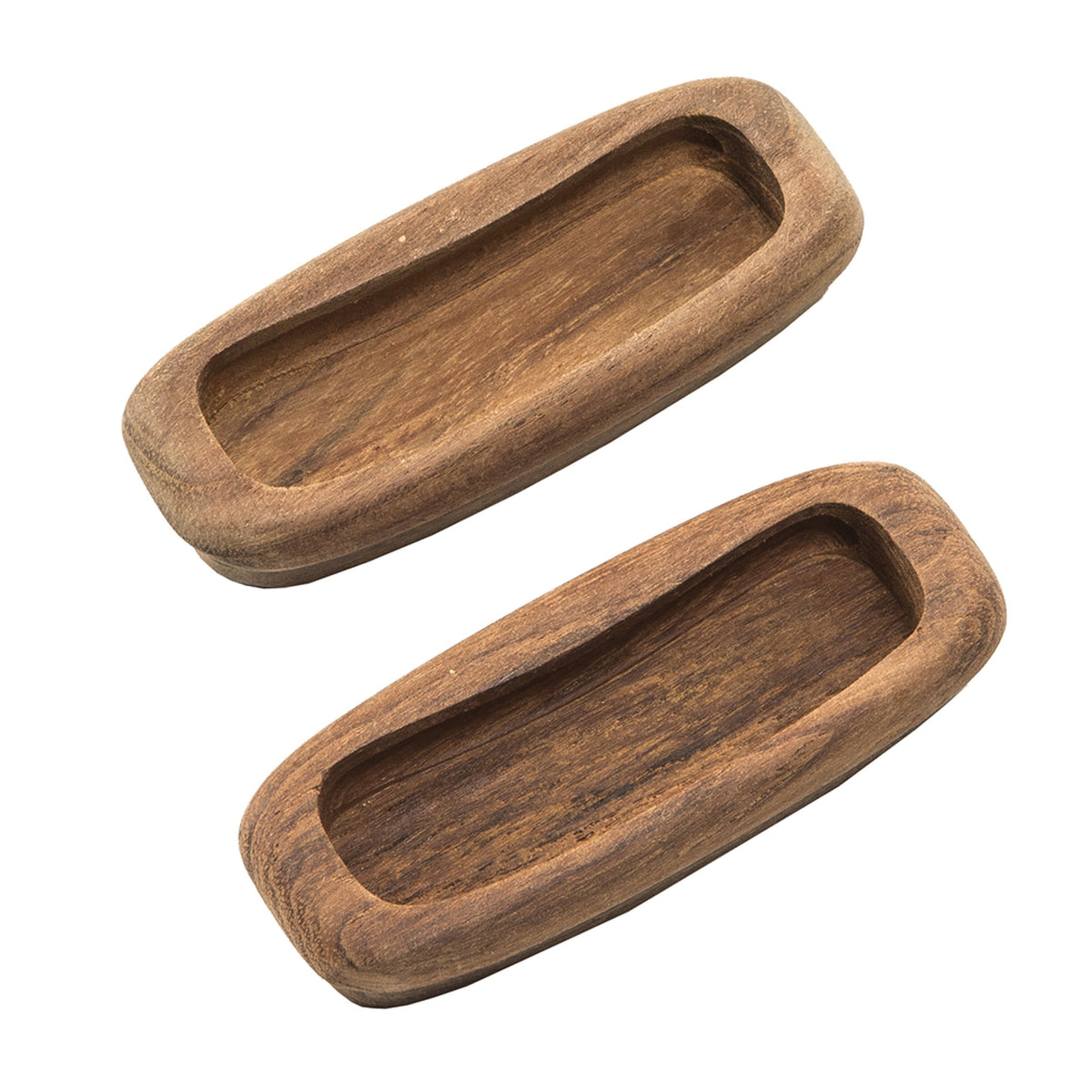 Whitecap Teak Rectangular Drawer Pull 3-1/4'L 2 Pack