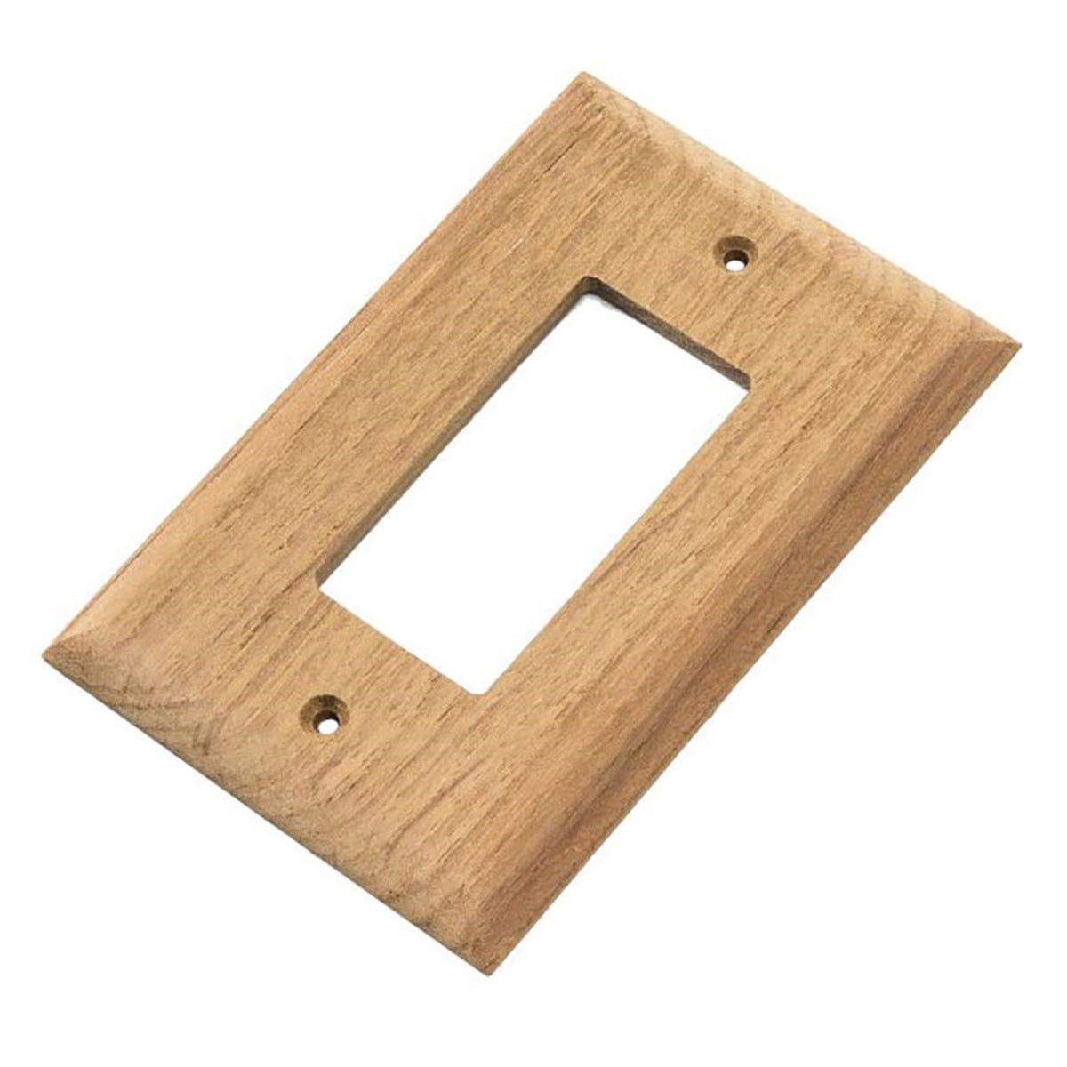 Whitecap Teak Ground Fault Outlet Cover