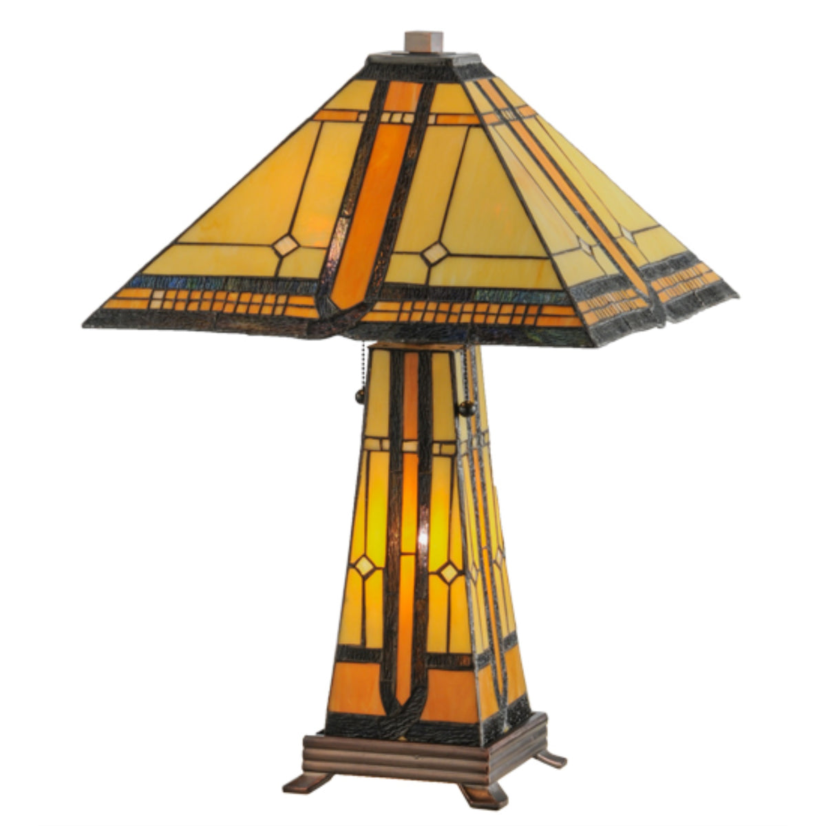 25'H Sierra Prairie Mission Lighted Base Table Lamp