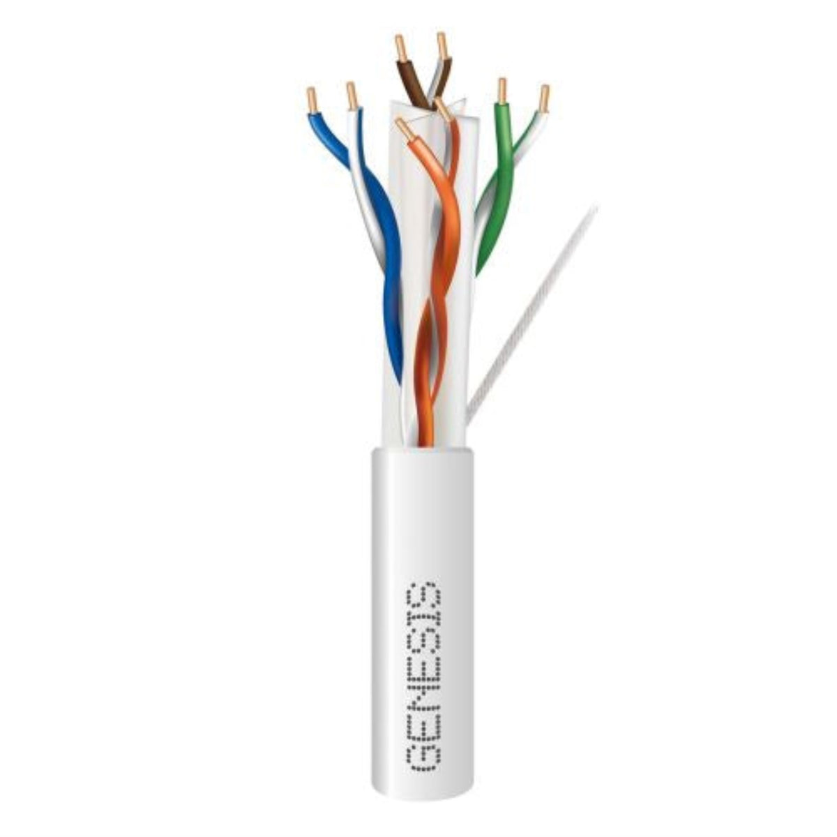 Cat6 Plus 23G Riser 1000' Box White