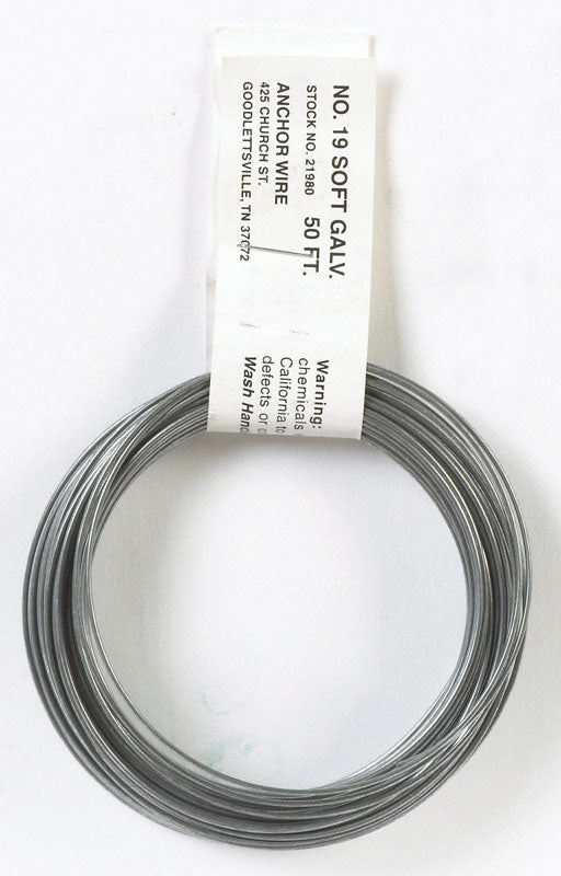 Wire 19Ga 50'Galv Roll (Pack Of 1)