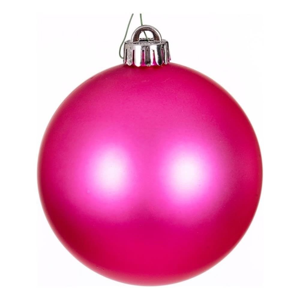 Casafoyer 2.4″ Hot Pink Matte Ball UV 24/Bag - (Pack Of 2)
