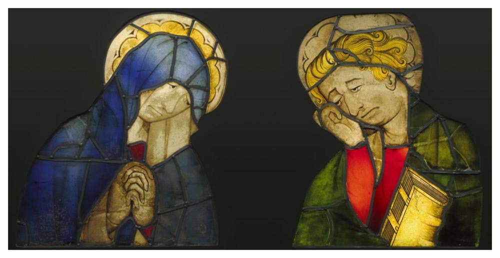 The Virgin and Saint John, from a Crucifixion-Paper Art-62x32”