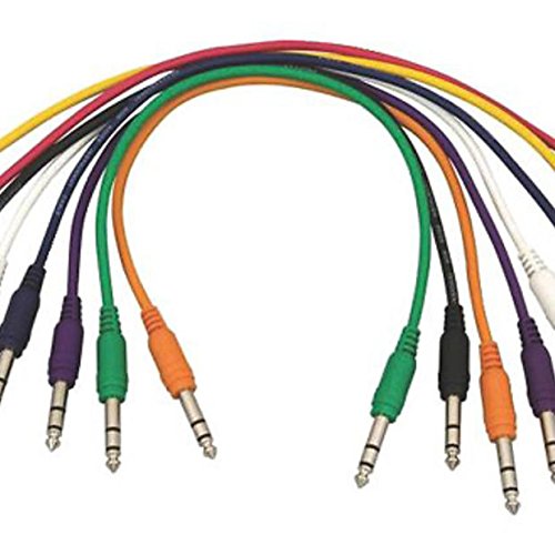 Right-Angle Patch Cables (TRS-TRS, 8-pack)