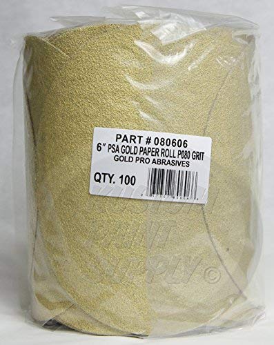 6 PSA P080 GOLD PAPER ROLL