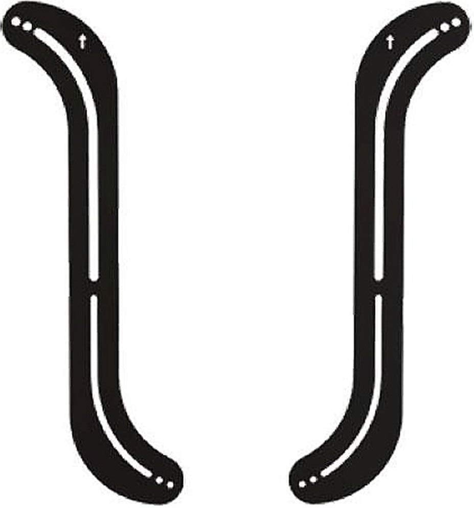 Universal speaker bar mount for wall and ceiling mounts