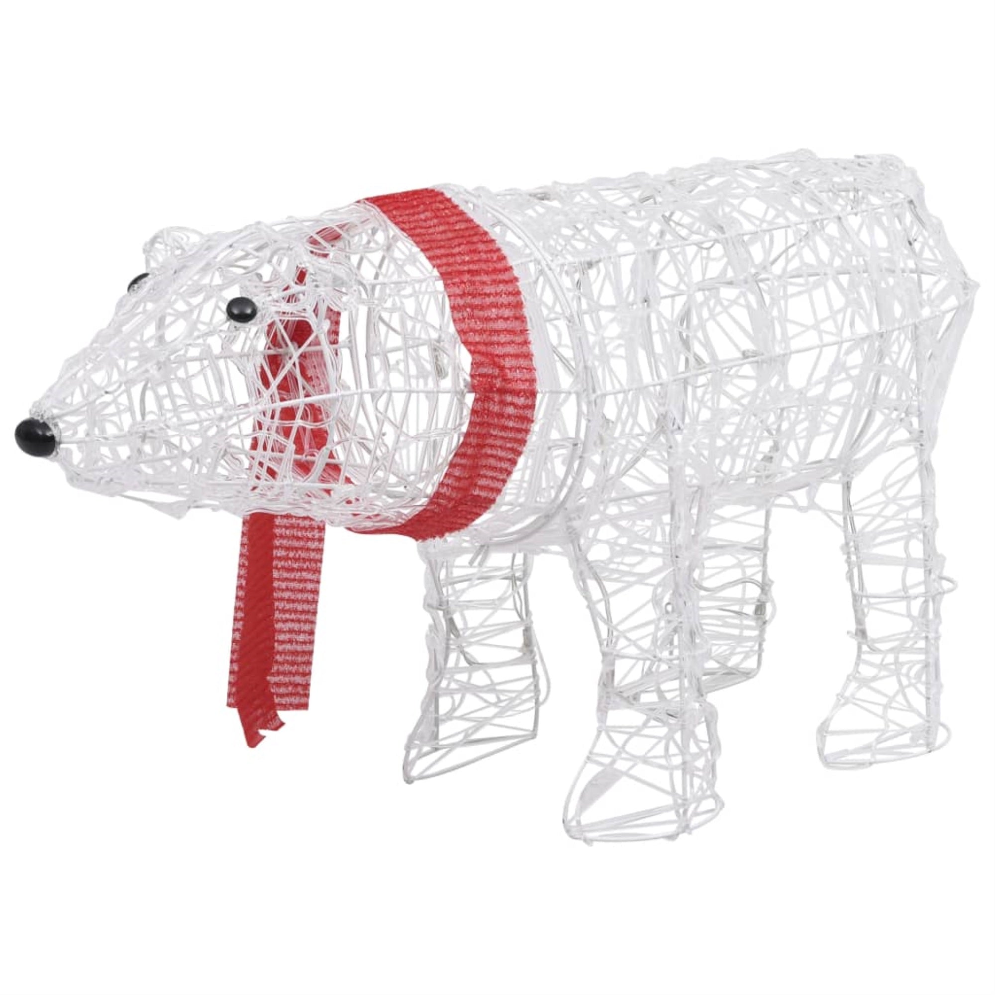 Vidaxl Christmas Light Decoration Bear 45 Leds 28'X7.9'X15' Acrylic