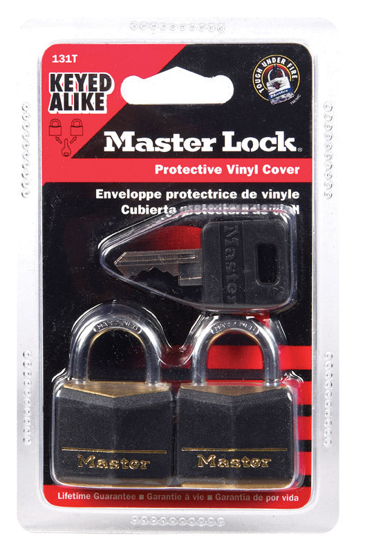 Padlock 1-3/16Brs Cvrd2 (Pack Of 1)
