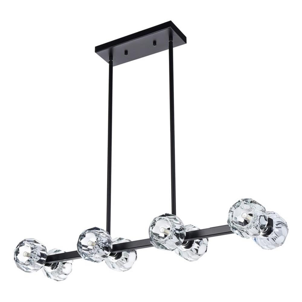 Elegant Lighting Eren 31 Inch Pendant Light In Black
