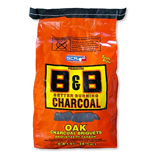 B&B Charcoal Natural Oak Briquets, 3990 Gr