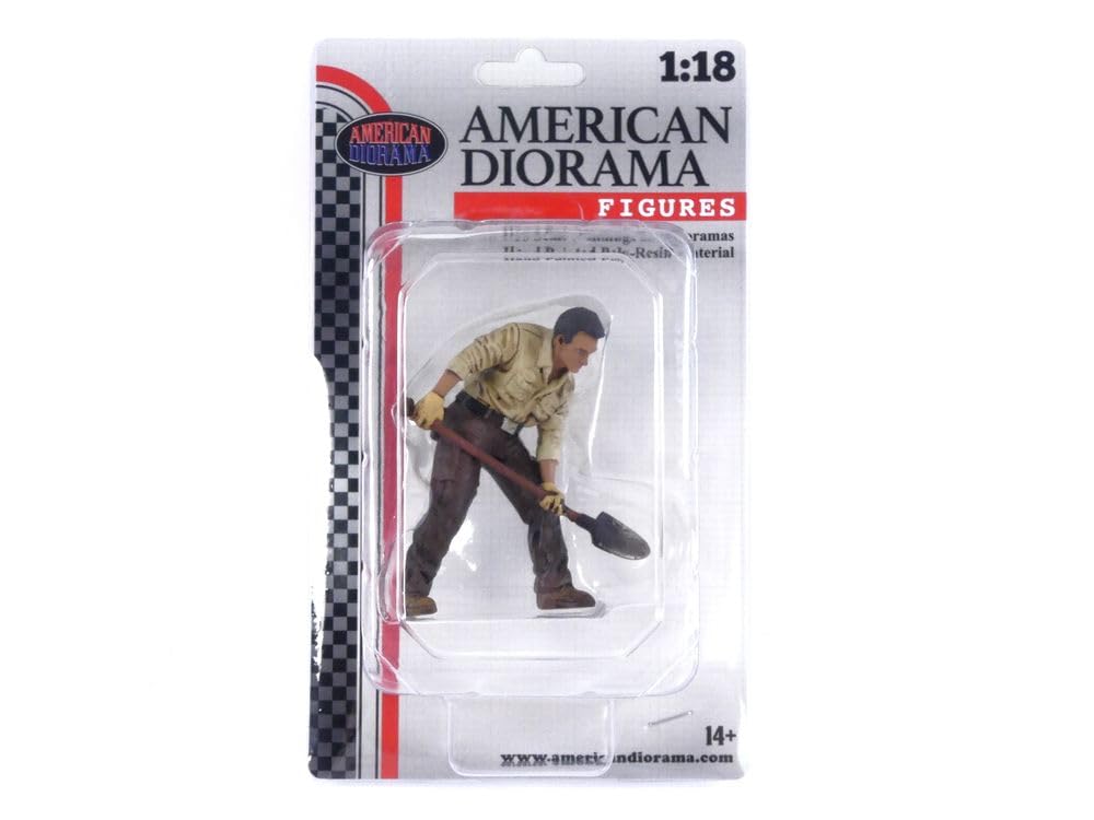 4X4 Mechanic Figure 4 for 1/18 Scale Models by American Diorama