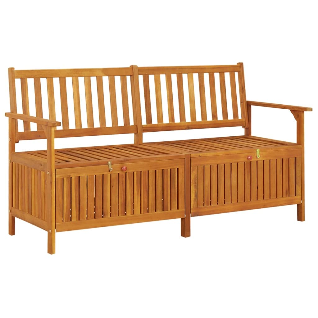 vidaXL Storage Bench 58.3 Solid Wood Acacia"