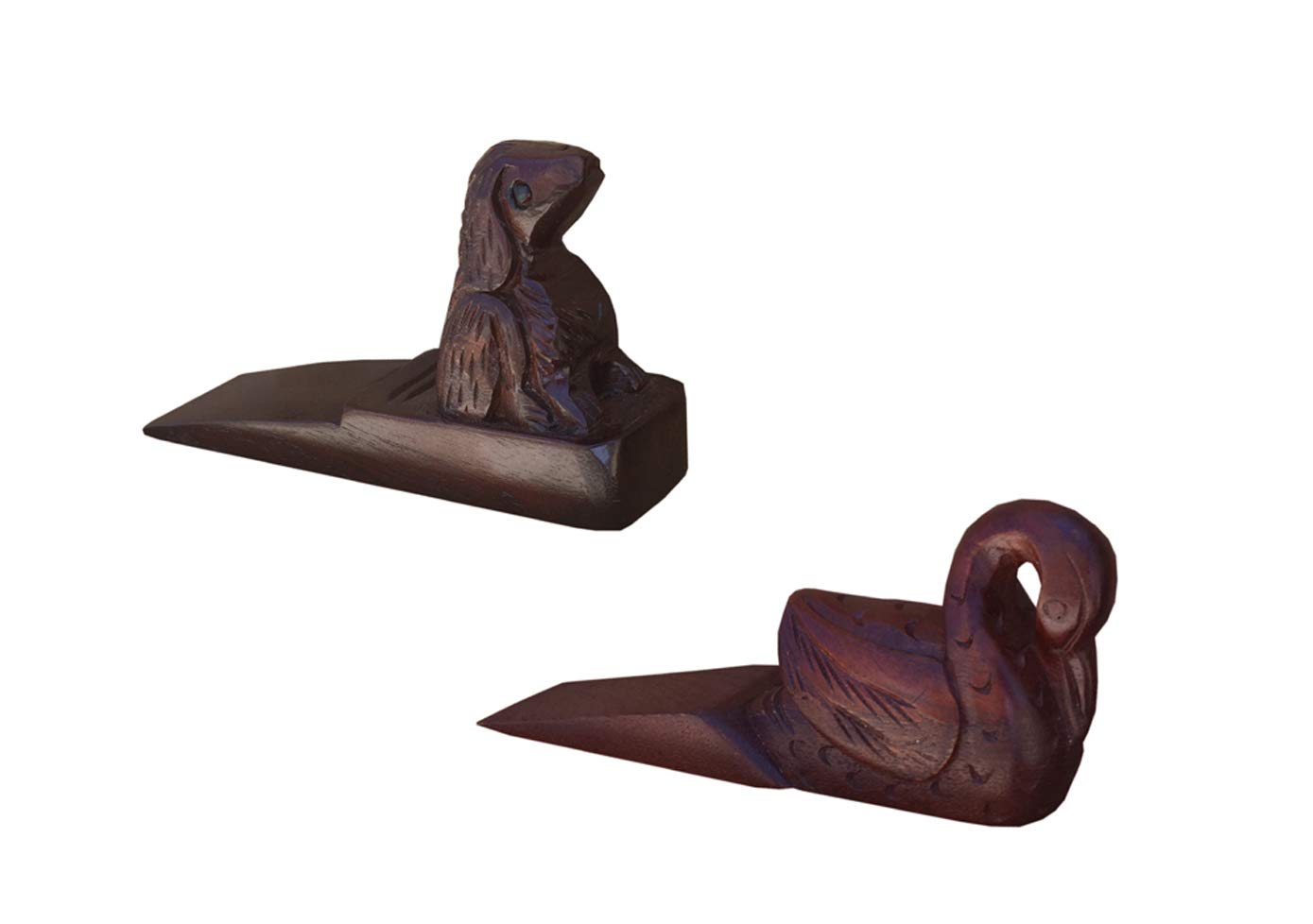 D-ART COLLECTION, INC Swan & Dog Door Stopper