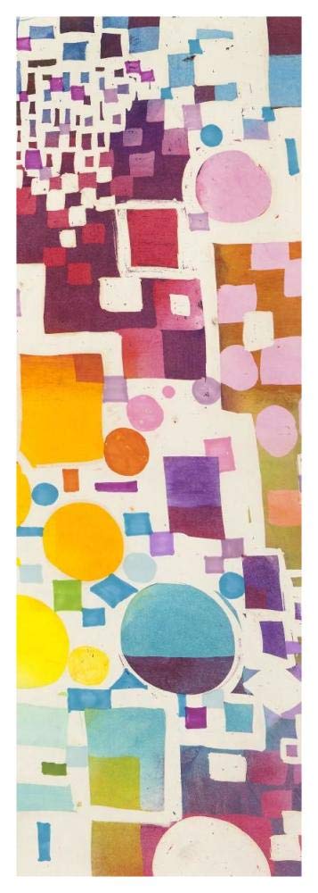 Multicolor Pattern III-Paper Art-20x56”
