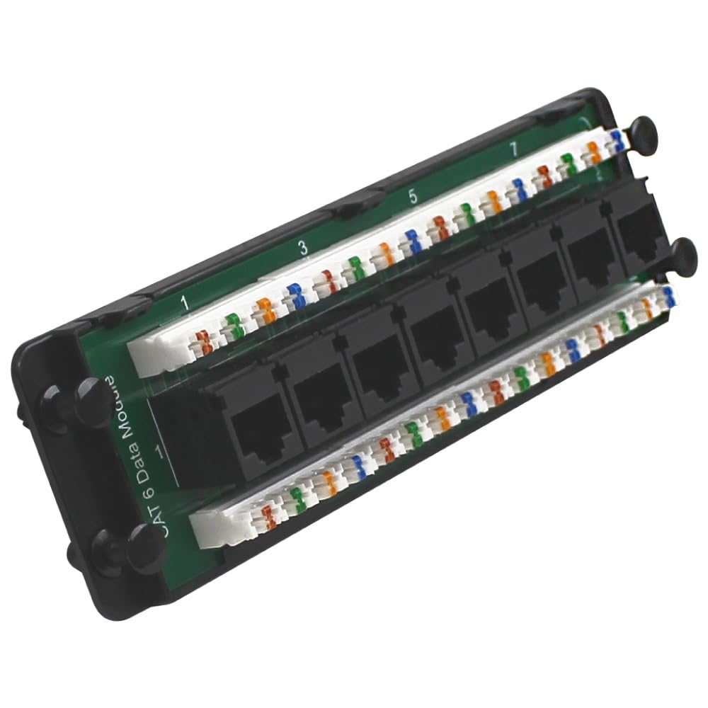 Wavenet 3023-N 8-Port Cat6 RJ45 Data Module