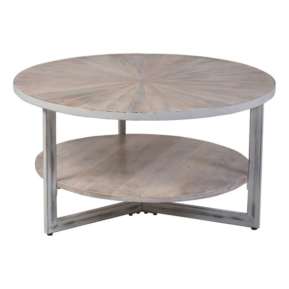 Chelsea Round Coffee Table - Whitewash