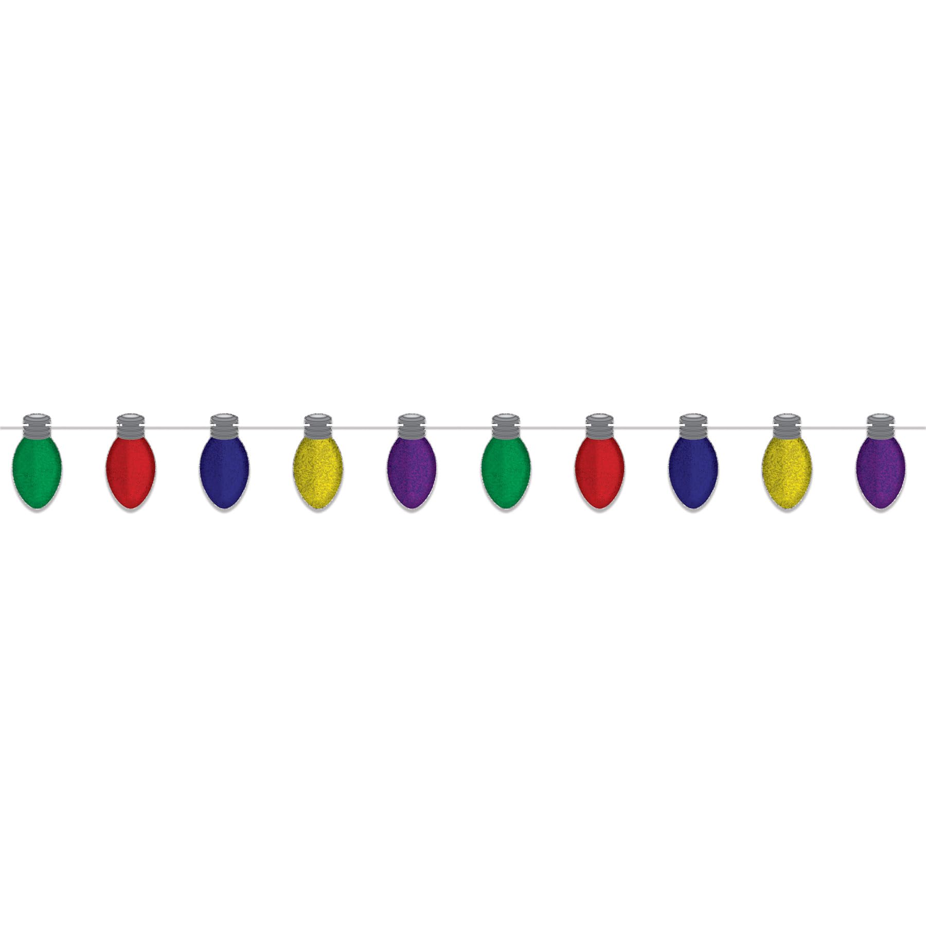 Christmas Light Bulb Streamer