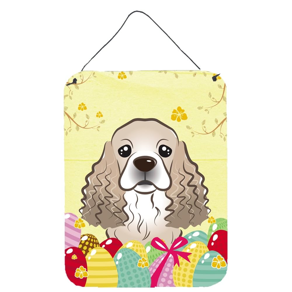 Easter Egg Hunt Design with Dog Wall or Door Hanging Prints