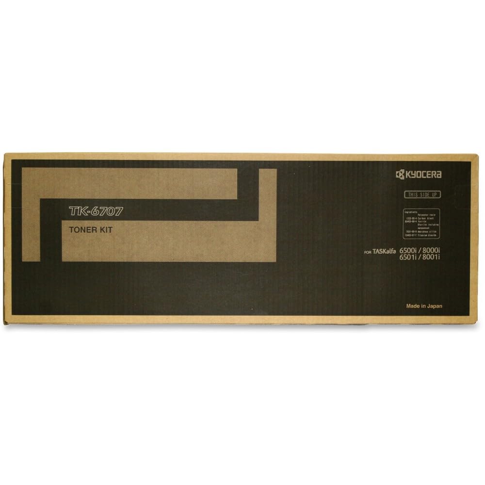KYOCERA BR TASKALFA 6500 1-TK6707 SD BLACK TONER, 70k yield