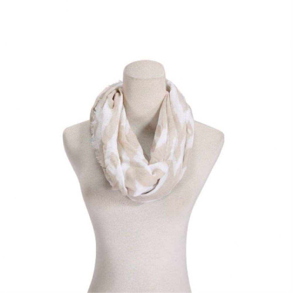 INFINITY SCARF - LIGHT BROWN