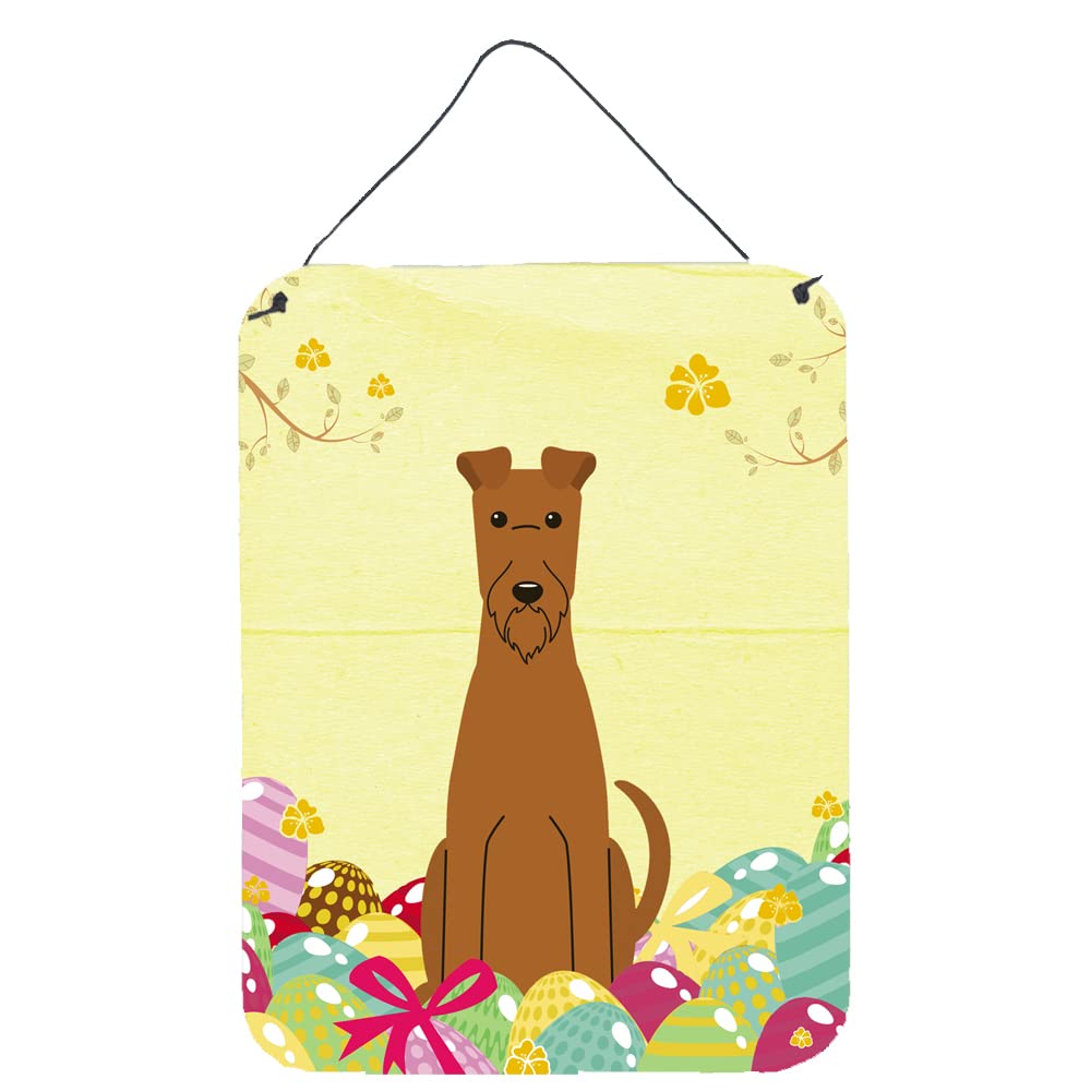 Easter Eggs Design with Dog Wall or Door Hanging Prints