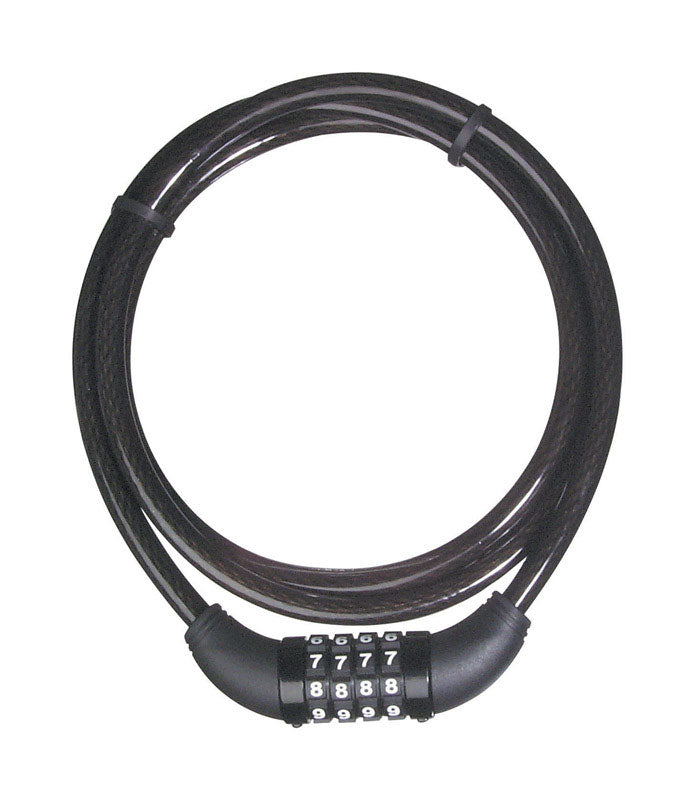 Cable W/Padlock3/8X5'Com (Pack Of 1)
