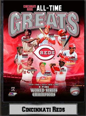 9X12 Plaque - Cincinnati Reds All Time Greats