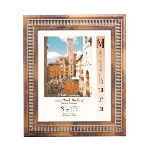 8x10 Gold with Distressed Accents