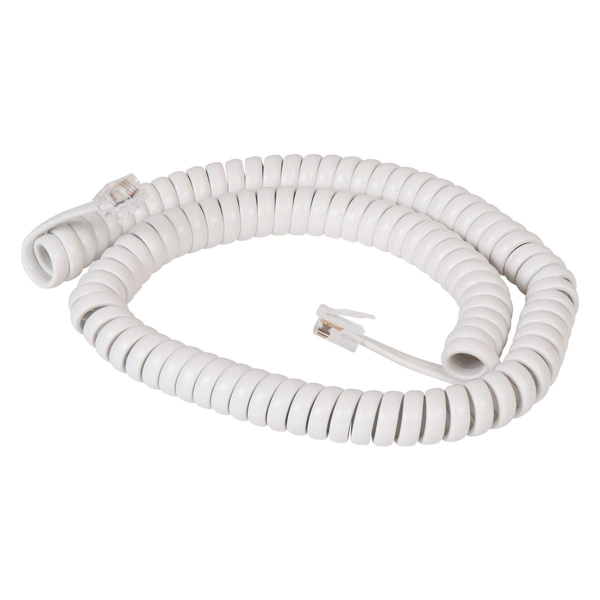 GCHA444012-FWH / 12 WHITE Handset Cord