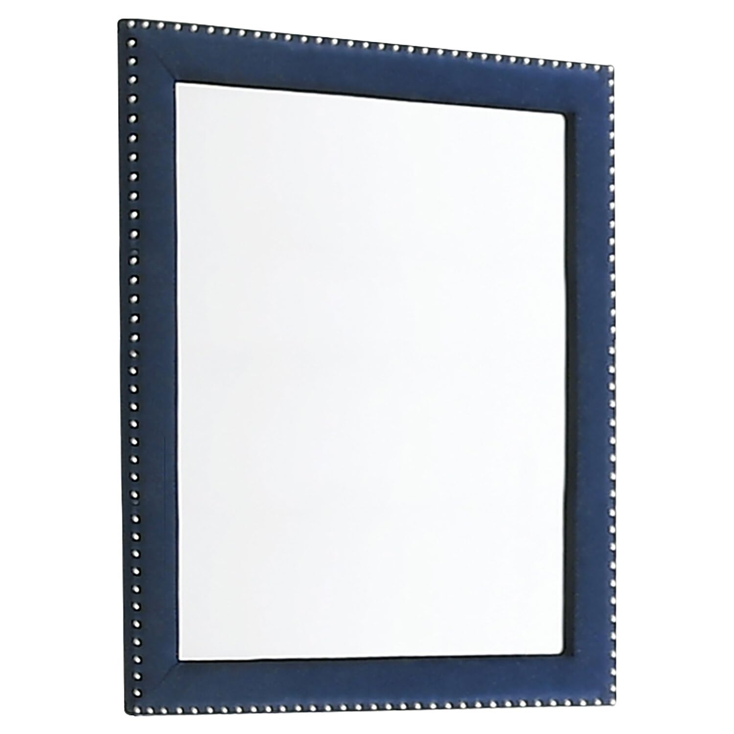 Coaster Co. of America Melody Rectangular Upholstered Dresser Mirror Pacific Blue