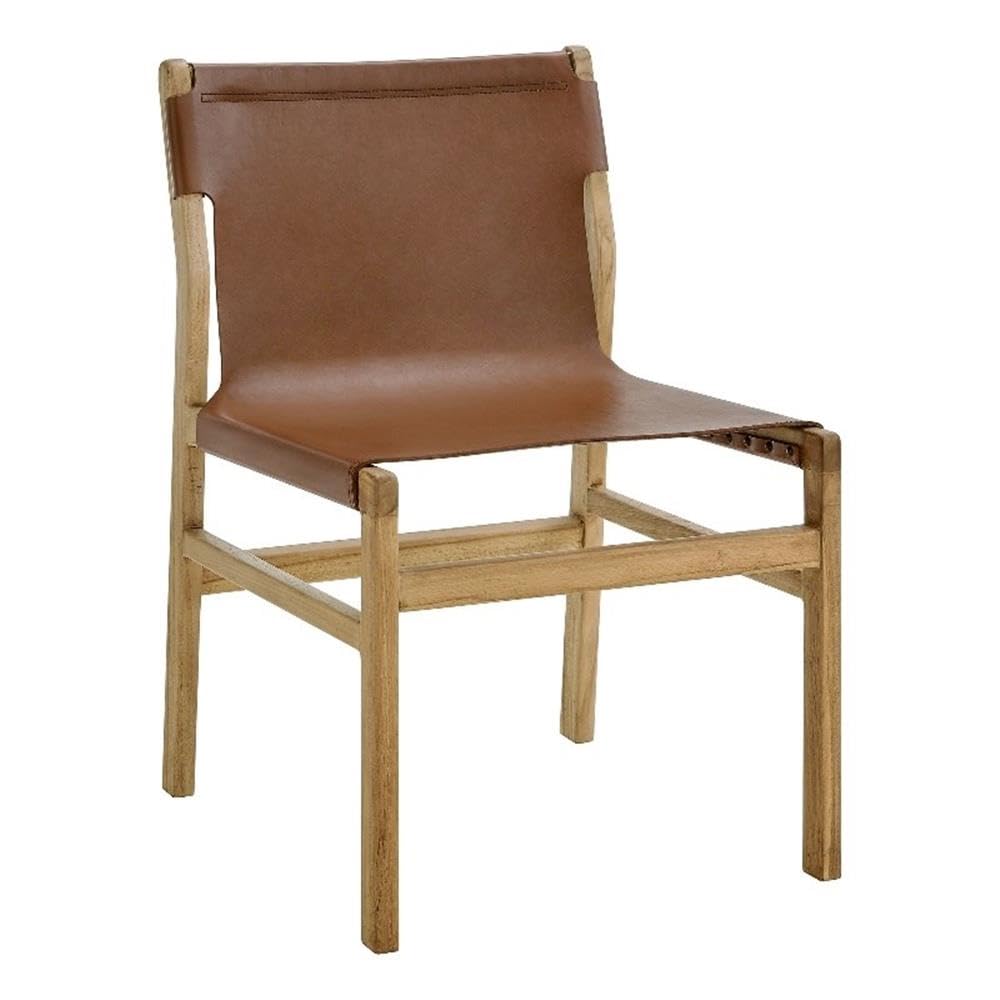 Sonora Leather Dining Side Chair by Modway