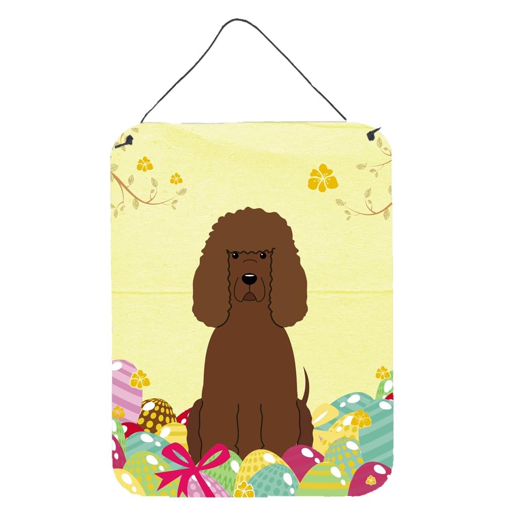 Easter Eggs Design with Dog Wall or Door Hanging Prints