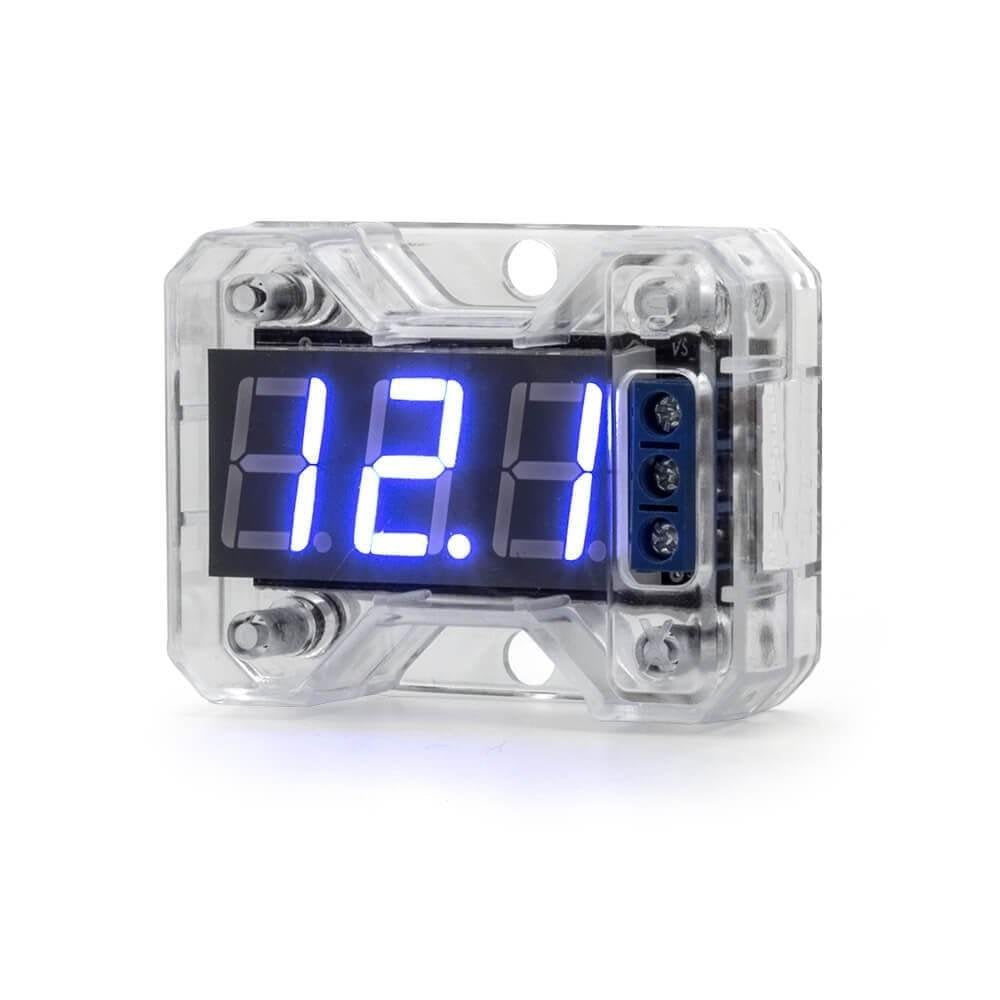 Compact Vehicle Voltmeter for 8 to 16.5v DC