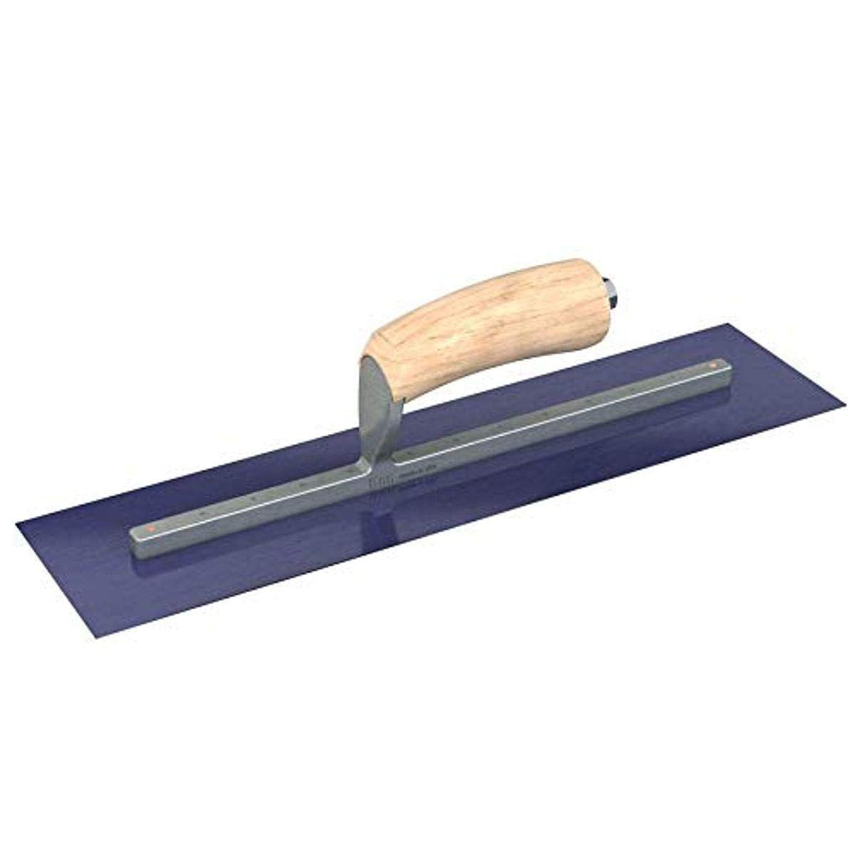 Bon 66-183 Finish Trowel - Square - Blue Steel - 18 X 5 - Wood