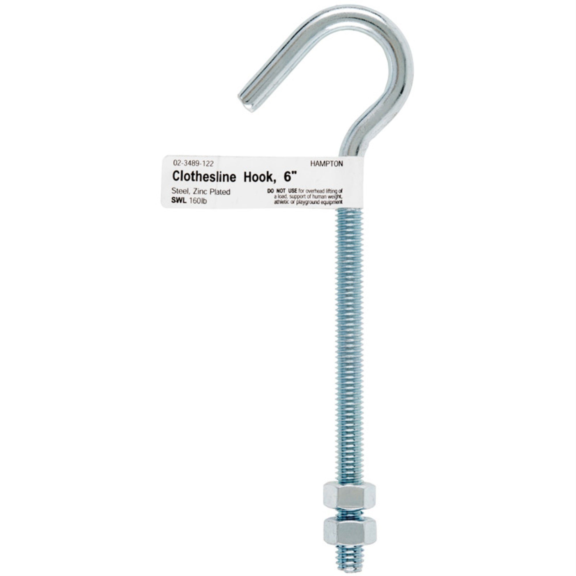 Hook Clothsln5/16X6 (Pack Of 10)