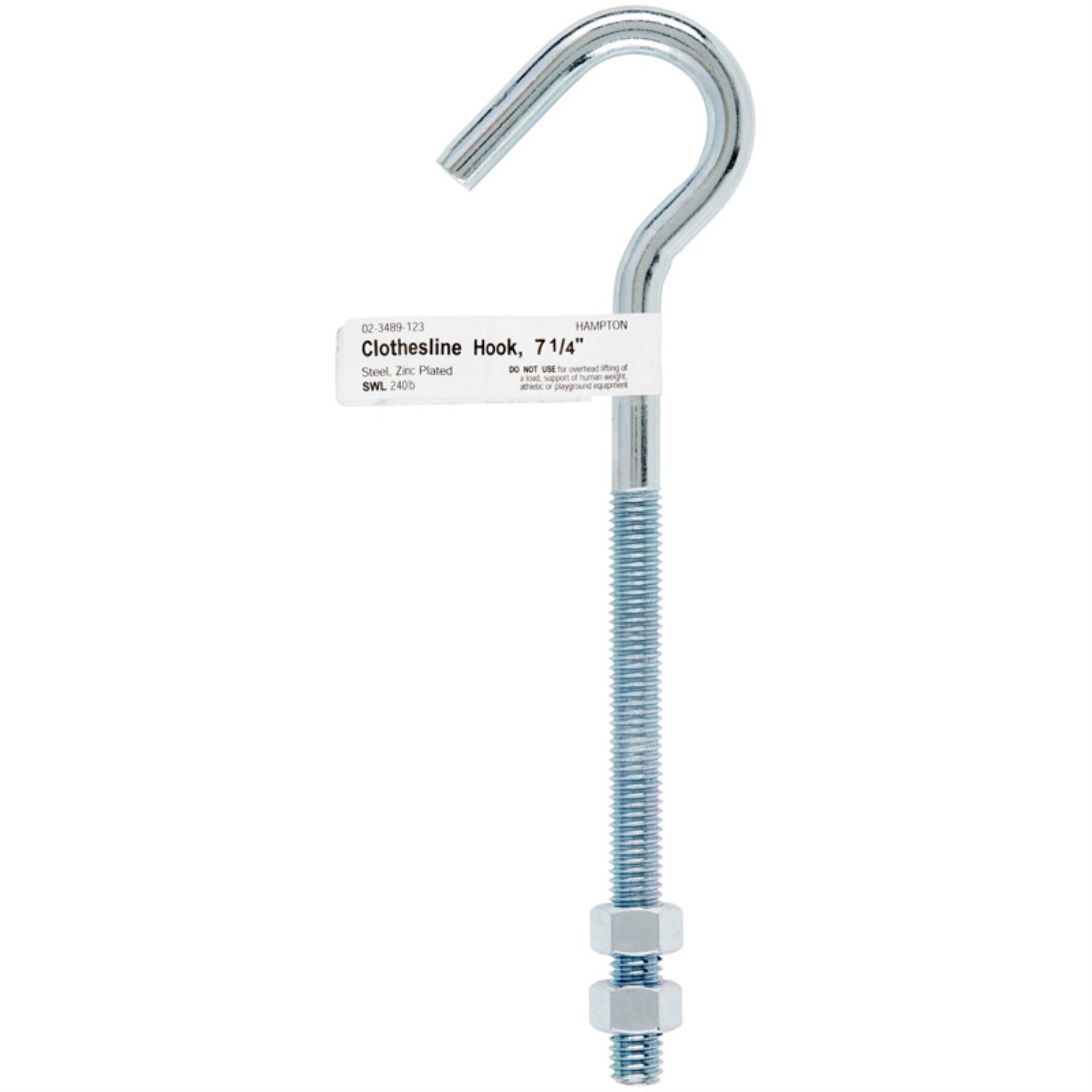 Hook Clothsln 3/8X7.25 (Pack Of 10)