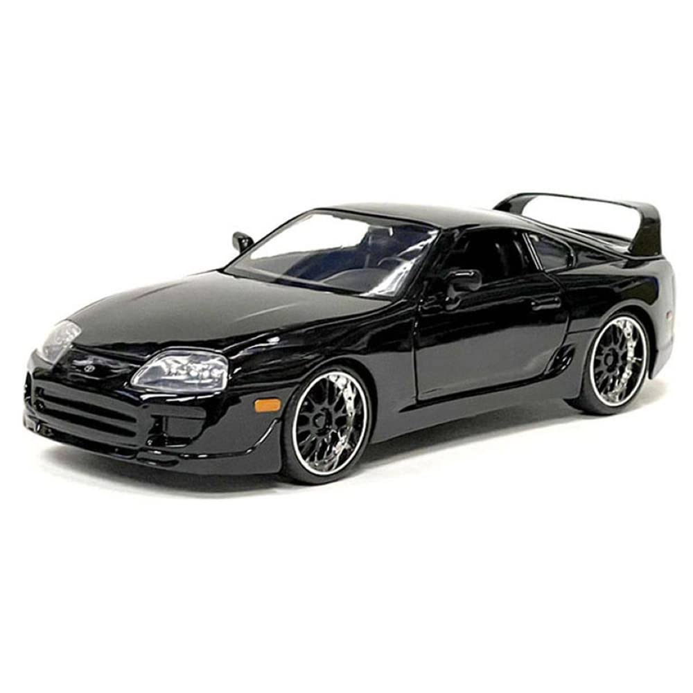 1995 Supra Black 1/24 Diecast Model Car By Jada 33380