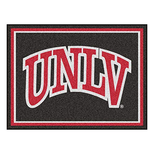 Fanmats Ncaa Unlv Rebels University Of Nevada, Las Vegas (Unlv) 8X10 Rug, Team Color, One Sized