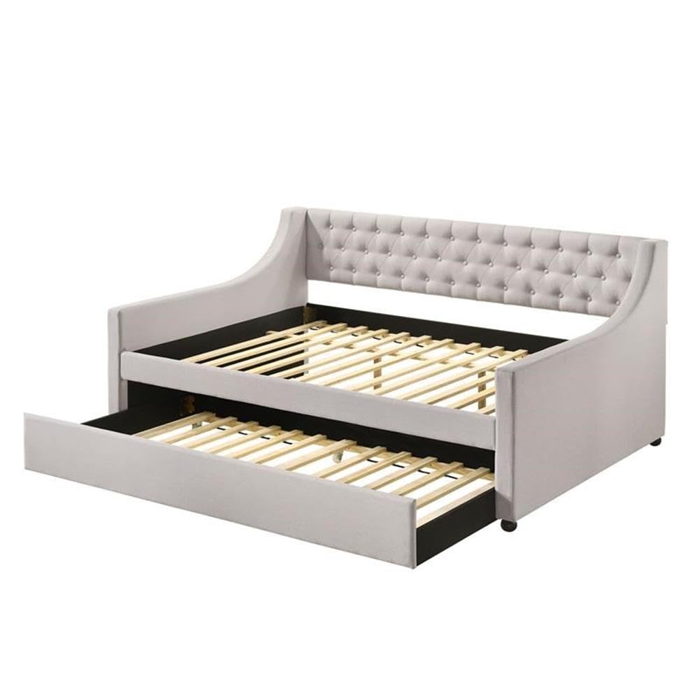 Full Daybed & Twin Trundle, Fog Fabric