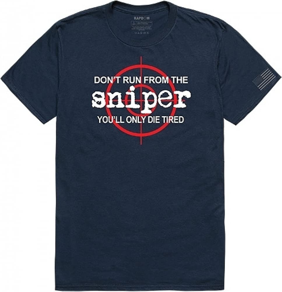Tactical Graphic T, Sniper, Navy, S