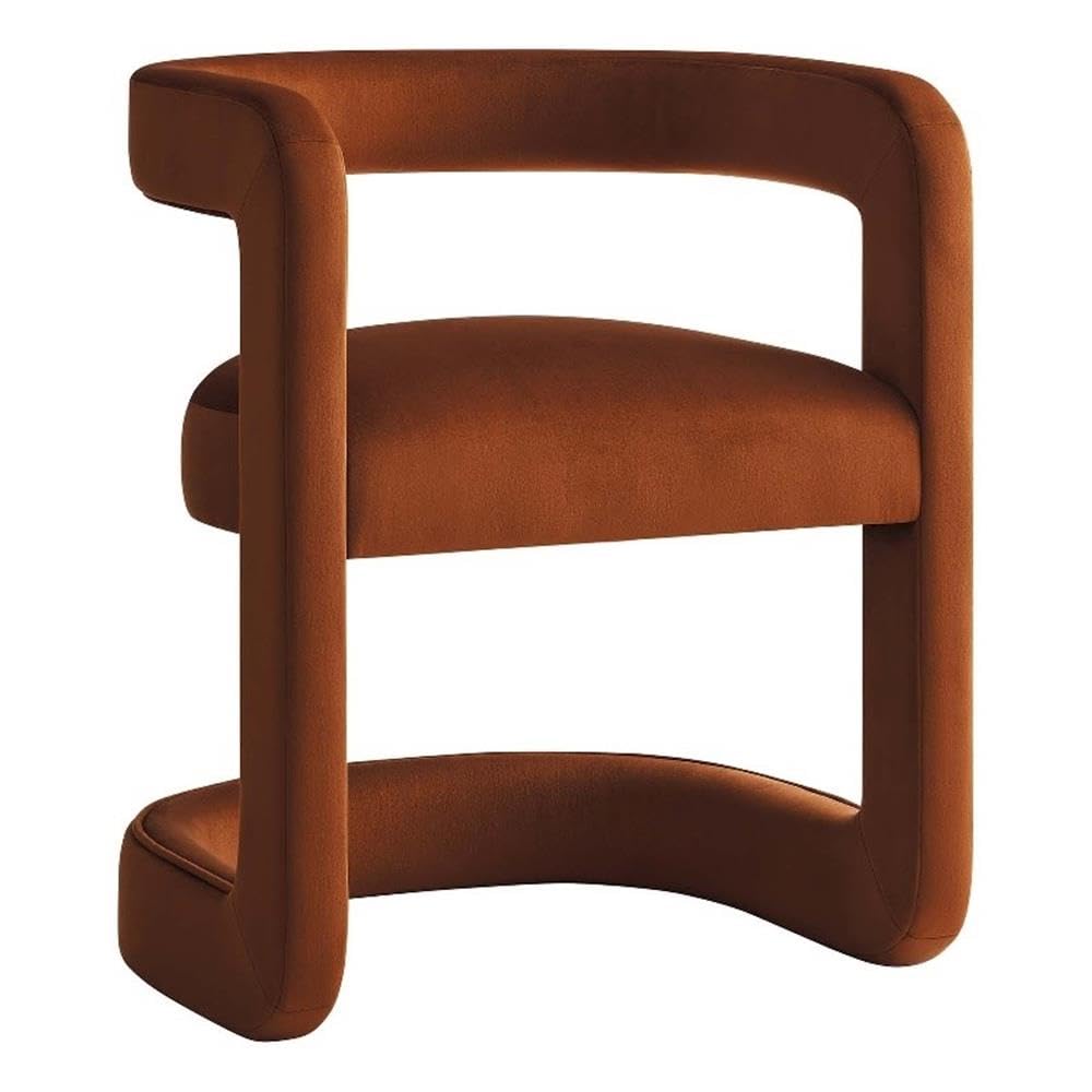 Winslow Performance Velvet Barrel Accent Chair