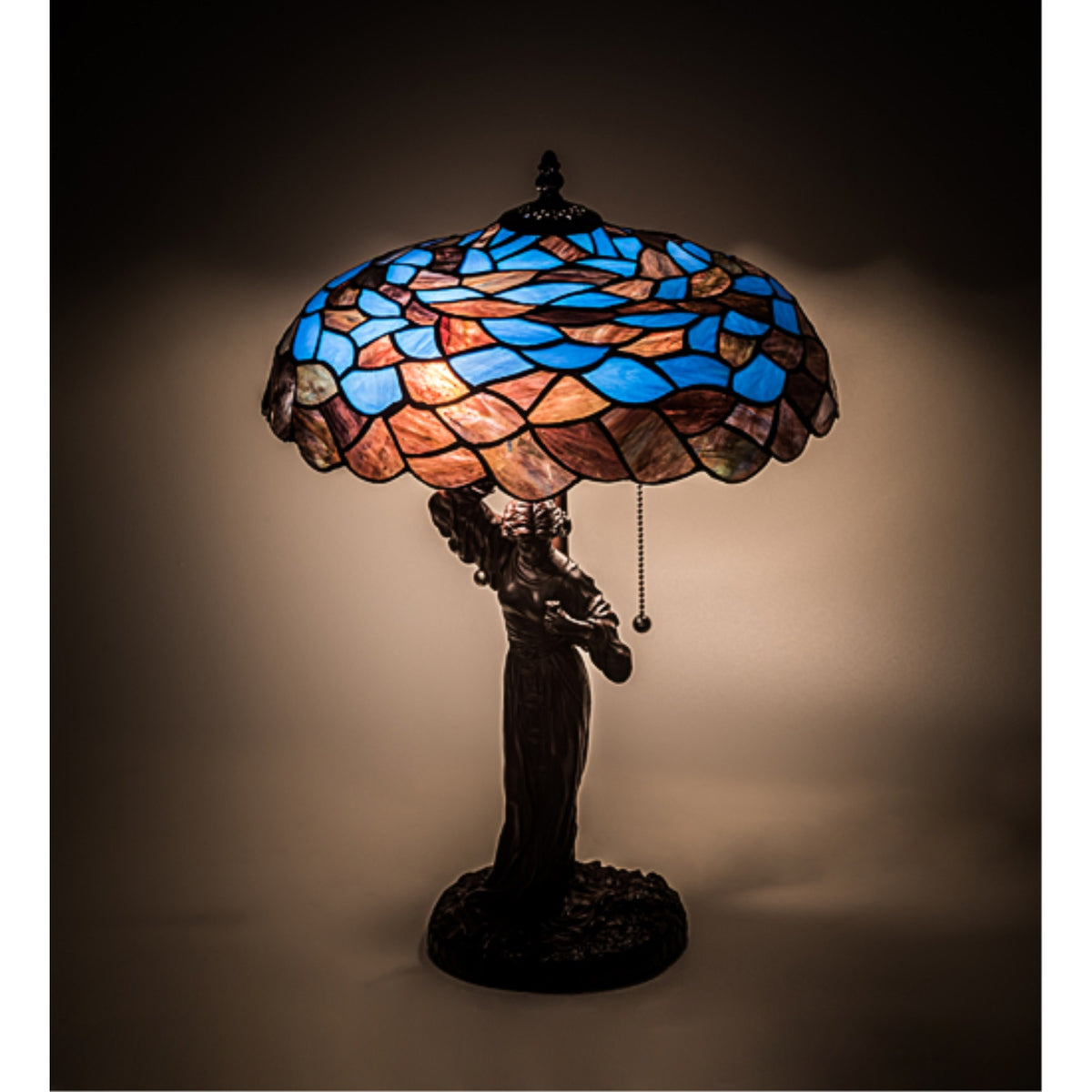 21'H Maxfield Parrish Griselda Table Lamp