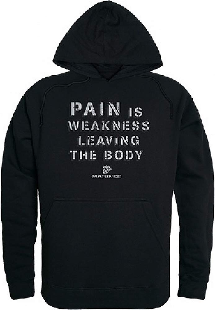 Graphic Pullover, Pain, Black, M