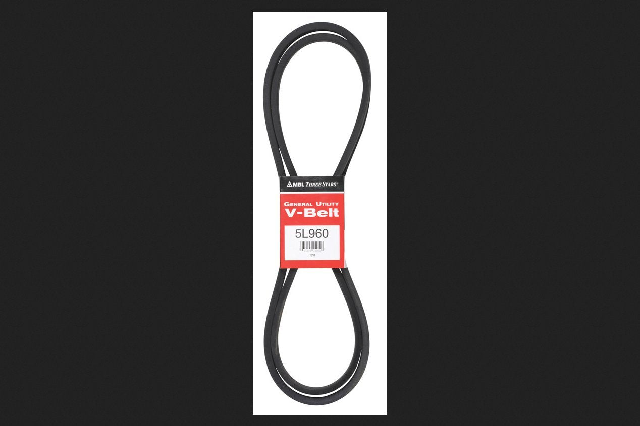 Mbl 5L960 (3960) Fractional Horsepower V-Belt, 5L Section, 2132 Width, 38 Height, 96 Length, Rubber
