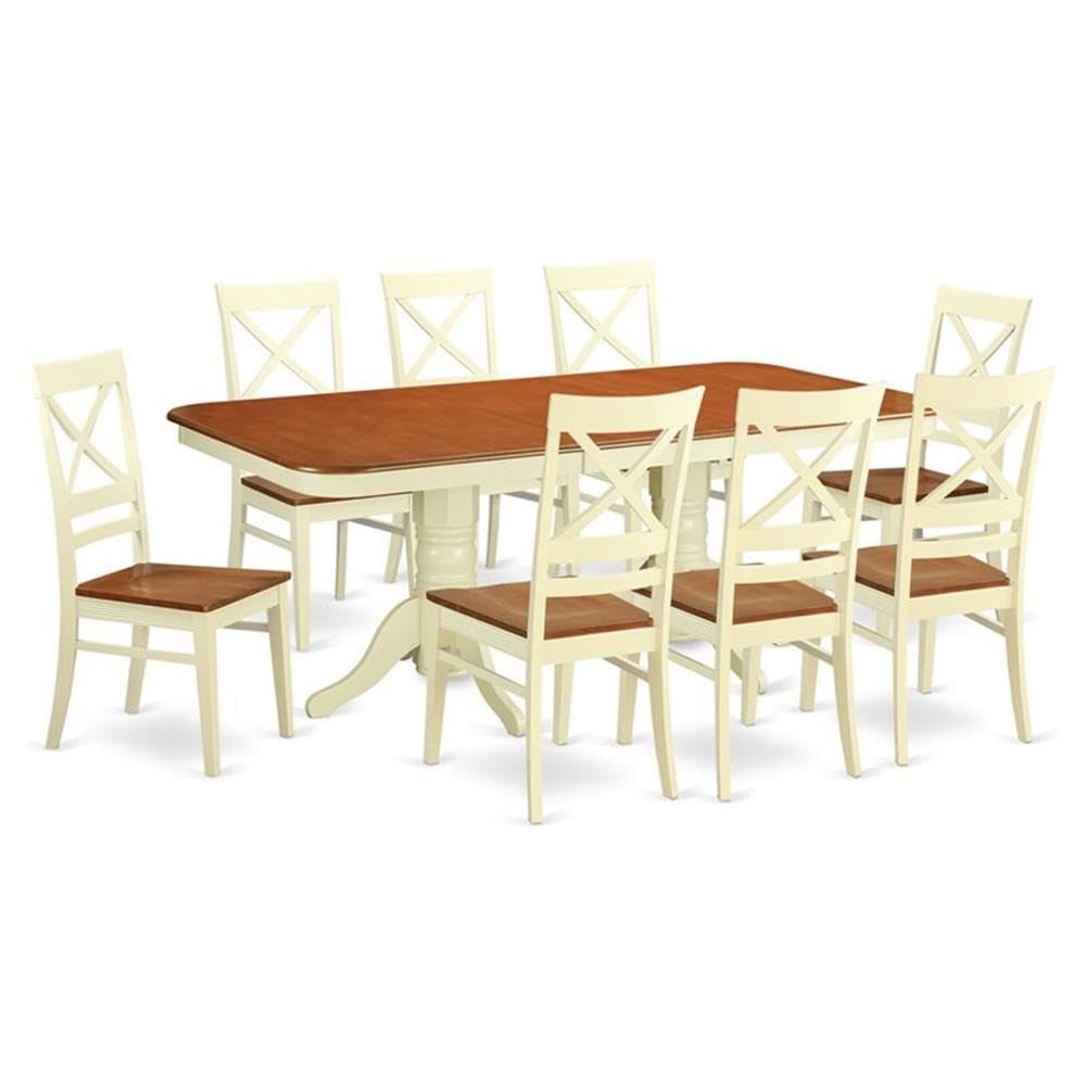 9  PC  Dining  room  set  for  8-  Dinette  Table  and  8  Dining  Chairs